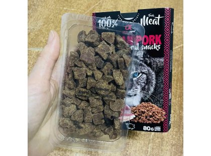 Фото 3 -  ласощі Alpha Spirit Natural Snacks Iberian Pork ласощі для котів ІБЕРІЙСЬКА СВИНИНА