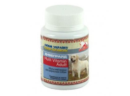 Фото - Дивопрайд Multi Vitamin Adult мультивитамины для собак витамины и минералы Дивопрайд Multi Vitamin Adult мультивитамины для собак