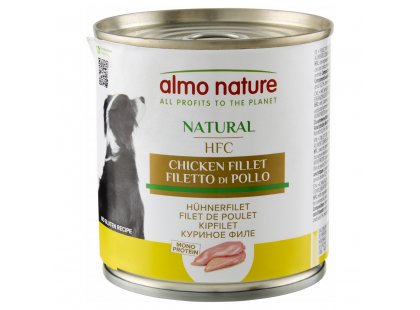 Фото - Almo Nature HFC NATURAL CHICKEN FILLET консервы для собак КУРИНОЕ ФИЛЕ влажный корм (консервы) Almo Nature HFC NATURAL CHICKEN FILLET консервы для собак КУРИНОЕ ФИЛЕ