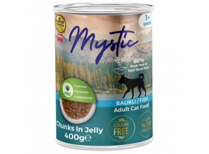 Фото - Mystic Dog Fish Jelly влажный корм для собак, кусочки в желе РЫБА влажный корм (консервы) Mystic Dog Fish Jelly влажный корм для собак, кусочки в желе РЫБА
