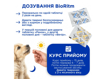 Фото 4 -  вітаміни та мінерали Modes BioRitm полівітамінний комплекс для собак