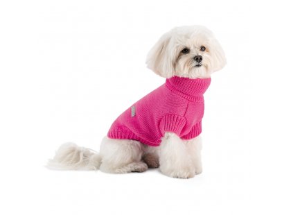 Фото 2 -  одежда Pet Fashion Sam свитер для собак, малиновый