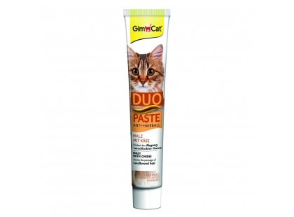 Фото 2 -  для выведения шерсти Gimcat (Джимкет) ANTI-HAIRBALL DUO PASTE (ВЫВЕДЕНИЕ ШЕРСТИ ПАСТА ВКУС СЫРА) лакомство  для кошек
