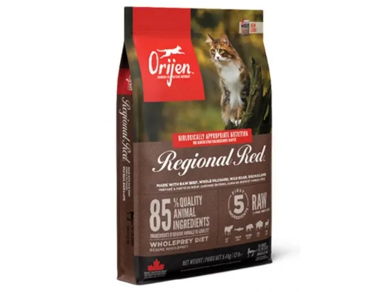 Фото - сухий корм Orijen REGIONAL RED CAT корм котів та кошенят