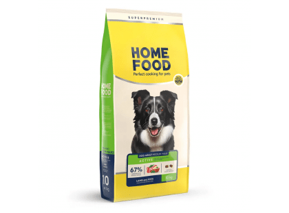 Фото 2 -  сухой корм Home Food (Хоум Фуд) Dog Adult Medium-Maxi Lamb with Rice корм для активных собак и юниоров средних и крупных пород ЯГНЕНОК И РИС
