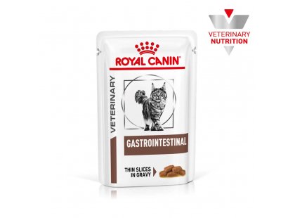 Фото - ветеринарные корма Royal Canin GASTRO INTESTINAL лечебные консервы для кошек при нарушениях пищеварения