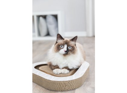 Фото 8 -  когтеточки, с домиками Trixie Драпак с игрушками внутри для котов