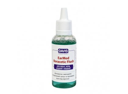 Фото - Davis EarMed Boracetic Flush средство для ухода за ушами собак и котов для ушей Davis EarMed Boracetic Flush средство для ухода за ушами собак и котов
