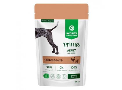Фото - Natures Protection Prime Immunity Support Adult Chicken & Lamb вологий корм для імунітету собак КУРКА та ЯГНЯ вологий корм (консерви) Natures Protection Prime Immunity Support Adult Chicken & Lamb вологий корм для імунітету собак КУРКА та ЯГНЯ