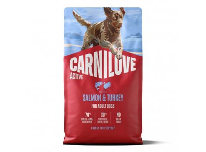 Фото - Carnilove Active Salmon & Turkey cухой беззерновой корм для собак ЛОСОСЬ и ИНДЕЙКА сухой корм Carnilove Active Salmon & Turkey cухой беззерновой корм для собак ЛОСОСЬ и ИНДЕЙКА