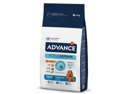 Фото - сухой корм Advance (Эдванс) Dog Medium Adult - корм для взрослых собак средних пород (с курицей и рисом)