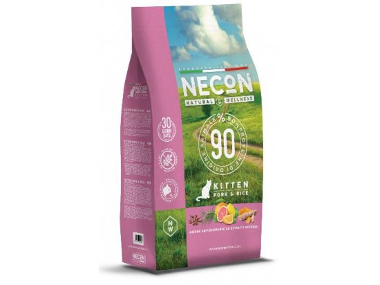 Фото - сухой корм Necon Natural Wellness Kitten сухой корм для котят СВИНИНА