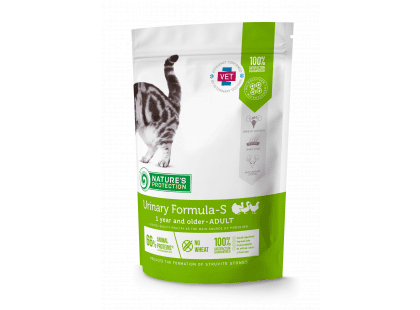 Фото 2 -  сухой корм Natures Protection (Нейчез Протекшин) URINARY FORMULA-S (УРИНАРИ ФОРМУЛА КУРИЦА) корм для кошек c мочекаменной болезнью от 1 года