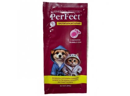 Фото 2 -  от блох и клещей Ветсинтез PerFect противопаразитарный шампунь для собак и кошек