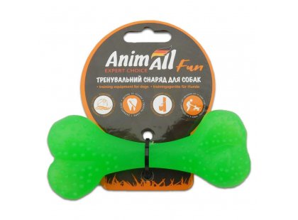 Фото 2 -  игрушки AnimAll Fun игрушка для собак КОСТЬ, зеленый
