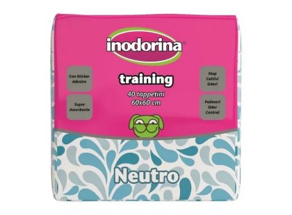 Фото - Inodorina Training Neutro суперпоглинаючі пелюшки для собак без запаху пелюшки Inodorina Training Neutro суперпоглинаючі пелюшки для собак без запаху