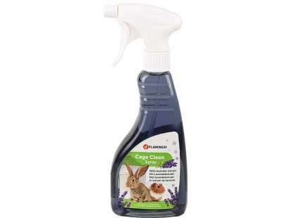 Фото - Flamingo (Фламінго) CLEAN SPRAY LAVENDER Спрей для очищення клітин гризунів із запахом лаванди, 500 мл видалення запаху, плям та шерсті Flamingo (Фламінго) CLEAN SPRAY LAVENDER Спрей для очищення клітин гризунів із запахом лаванди, 500 мл