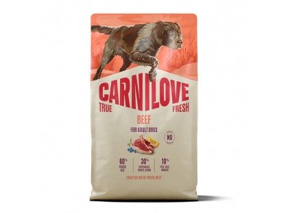 Фото - Carnilove True Fresh Beef сухой беззерновой корм для собак ГОВЯДИНА сухой корм Carnilove True Fresh Beef сухой беззерновой корм для собак ГОВЯДИНА