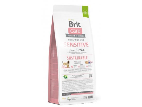 Фото - сухой корм Brit Care Dog Sustainable Sensitive Digestion & Skin Insect & Fish сухой корм для собак с чувствительным пищеварением НАСЕКОМЫЕ и РЫБА