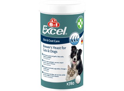 Фото 3 -  вітаміни та мінерали 8in1 (8в1) EXCEL BREVERS YEAST (ЕКСЕЛЬ БРЕВЕРС ДЖЕСТ) пивні дріжджі для собак та котів