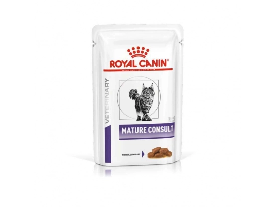 Фото - ветеринарные корма Royal Canin MATURE CONSULT влажный корм для котов и кошек старше 7 лет