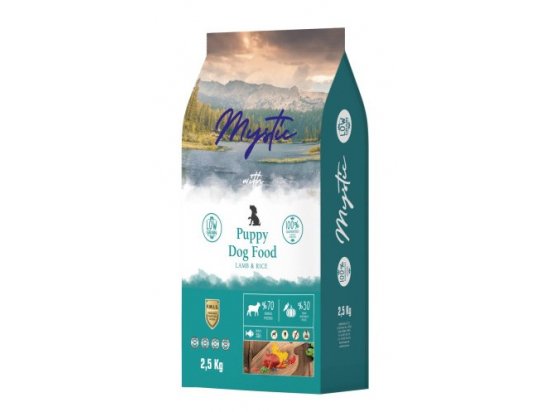 Фото - сухий корм Mystic (Містік) Puppy Dog Food with Lamb & Rice сухий корм для цуценят ЯГНЯ та РИС