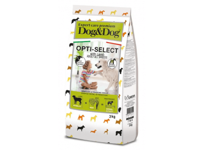 Фото - сухий корм Gheda Expert Care Premium Dog&Dog Opti-Select Lamb сухий корм для дорослих собак усіх порід ЯГНЯ