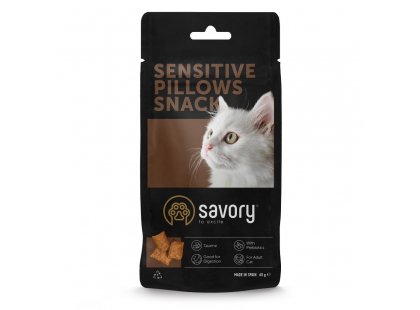 Фото - Savory Cats Snacks Pillows Sensitive лакомство для кошек с чувствительным пищеварением лакомства Savory Cats Snacks Pillows Sensitive лакомство для кошек с чувствительным пищеварением