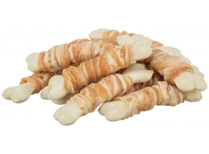 Фото 2 -  лакомства Trixie Marbled Chickies лакомство для собак КОСТОЧКИ С КУРИЦЕЙ И ТРЕСКОЙ (31540)