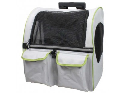 Фото - переноски, сумки, рюкзаки Senful 3-In-1 Pet Trolley візок-рюкзак для котів і собак, світло-сірий