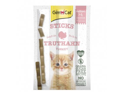 Фото - Gimcat STICKS TRUTHAN UND CALCIUM (ПАЛОЧКИ ИНДЕЙКА И КАЛЬЦИЙ) лакомство для котят лакомства Gimcat STICKS TRUTHAN UND CALCIUM (ПАЛОЧКИ ИНДЕЙКА И КАЛЬЦИЙ) лакомство для котят