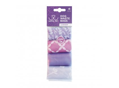 Фото - Hippie Pet Waste Bags Lavender пакеты для фекалий АРОМАТ ЛАВАНДЫ пакеты для фекалий и аксессуары Hippie Pet Waste Bags Lavender пакеты для фекалий АРОМАТ ЛАВАНДЫ