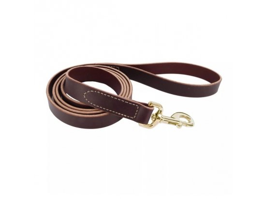 Фото - Coastal (Костал) Circle-T Dog Leash шкіряний повідець для собак, КОРИЧНЕВИЙ амуніція Coastal (Костал) Circle-T Dog Leash шкіряний повідець для собак, КОРИЧНЕВИЙ