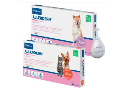 Фото - Virbac Allerderm Spot-on (Вирбак Аллердерм) дерматологические капли для собак и кошек для кожи и шерсти Virbac Allerderm Spot-on (Вирбак Аллердерм) дерматологические капли для собак и кошек