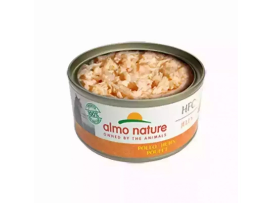 Фото - влажный корм (консервы) Almo Nature HFC JELLY CHICKEN консервы для кошек КУРИЦА, желе