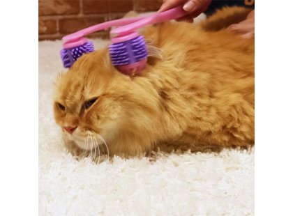 Фото 6 -  расчески, щетки CattyMan Cat Massager роликовый массажер для кошек