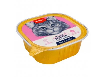 Фото - Wanpy Tuna & Salmon влажный корм для кошек, ТУНЕЦ и ЛОСОСЬ, мусс влажный корм (консервы) Wanpy Tuna & Salmon влажный корм для кошек, ТУНЕЦ и ЛОСОСЬ, мусс