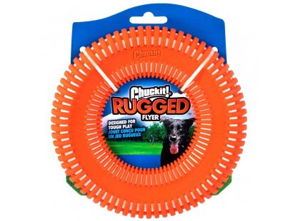 Фото 2 -  игрушки CHUCKIT Rugged Flyer игрушка для собак ЛЕТАЮЩЕЕ КОЛЬЦО, оранжевый