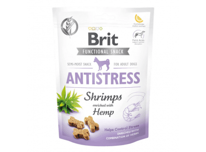 Фото - лакомства Brit Care Dog Functional Snack Antistress Shrimps лакомство для снятия стресса у собак КРЕВЕТКИ