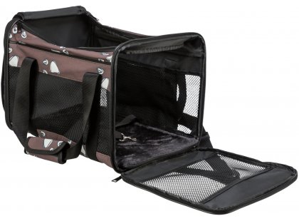 Фото 3 -  переноски, сумки, рюкзаки Trixie Adrina сумка-переноска для собак и кошек, коричневый (28894)