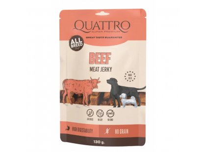 Фото - Quattro Meat Beef ласощі для собак, джерки ЯЛОВИЧИНА ласощі Quattro Meat Beef ласощі для собак, джерки ЯЛОВИЧИНА