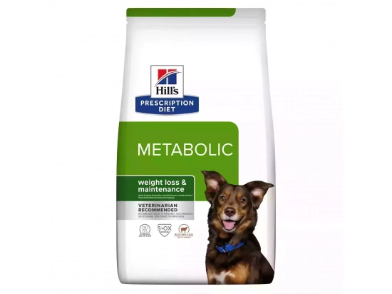 Фото - ветеринарні корми Hill's Prescription Diet Canine Metabolic Weight Management корм для собак для контролю та зниження ваги ЯГНЯ та РИС