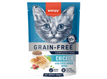 Фото - Wanpy Kitten Grain Free Chicken сухой беззерновой корм для котят КУРИЦА сухой корм Wanpy Kitten Grain Free Chicken сухой беззерновой корм для котят КУРИЦА