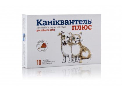 Фото - Euracon Pharma CANIQUANTEL PLUS (Каніквантель Плюс) антигельмінтик для собак та котів від глистів Euracon Pharma CANIQUANTEL PLUS (Каніквантель Плюс) антигельмінтик для собак та котів