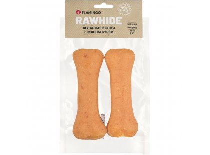 Фото 3 -  лакомства Flamingo Лакомство для собак ЖЕВАТЕЛЬНЫЕ КОСТОЧКИ С МЯСОМ КУРИЦЫ