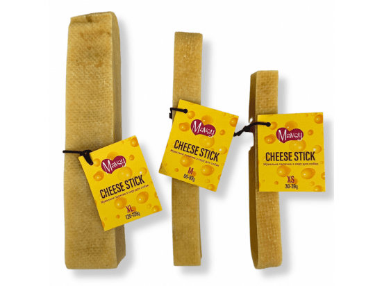 Фото - лакомства Mavsy Cheese Stick жевательная сырная палочка для собак