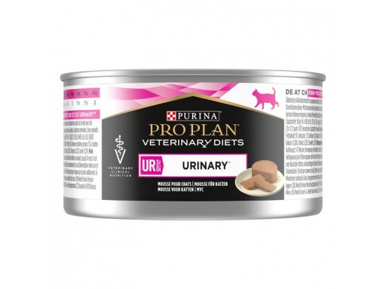 Фото - ветеринарные корма Purina Pro Plan (Пурина Про План) Veterinary Diets UR Urinary влажный лечебный корм для кошек для растворения струвитных камней, мусс