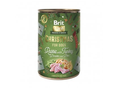 Фото - Brit Mono Protein Christmas Rabbit влажный корм для собак, рождественский ужин КРОЛИК влажный корм (консервы) Brit Mono Protein Christmas Rabbit влажный корм для собак, рождественский ужин КРОЛИК