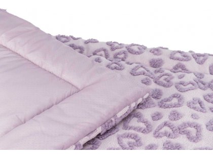 Фото 4 -  лежаки, матраси, килимки та будиночки Trixie Hearts килимок для собак до дня Святого Валентина СЕРЦЯ, бузковий