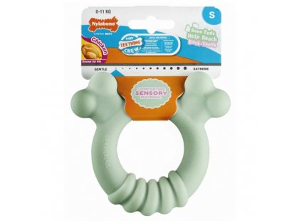 Фото 2 -  іграшки Nylabone Puppy Chew Tactile Ring Chicken жувальна іграшка для цуценят КІЛЬЦЕ, смак КУРКИ
